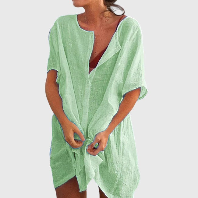 Relaxed Beach Shirt Dress