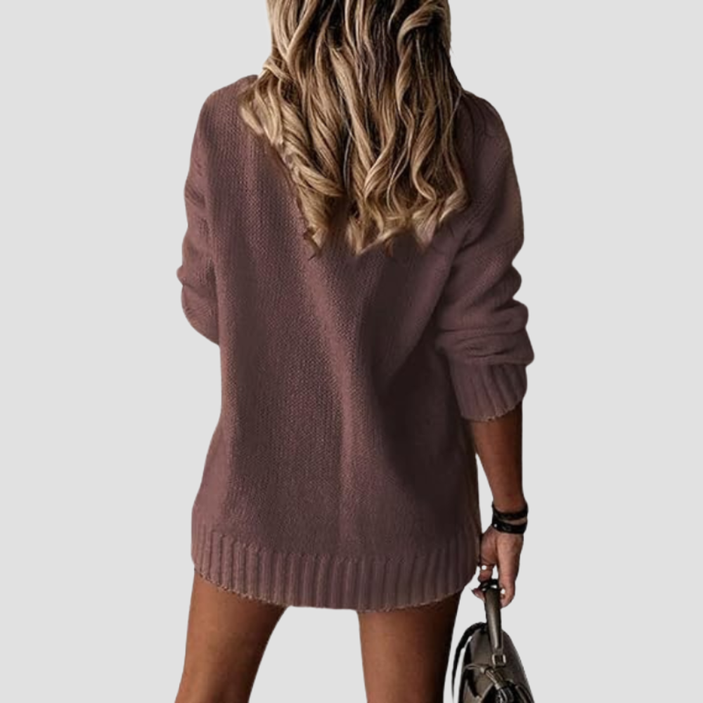 Women's V-Neck Knit Sweater