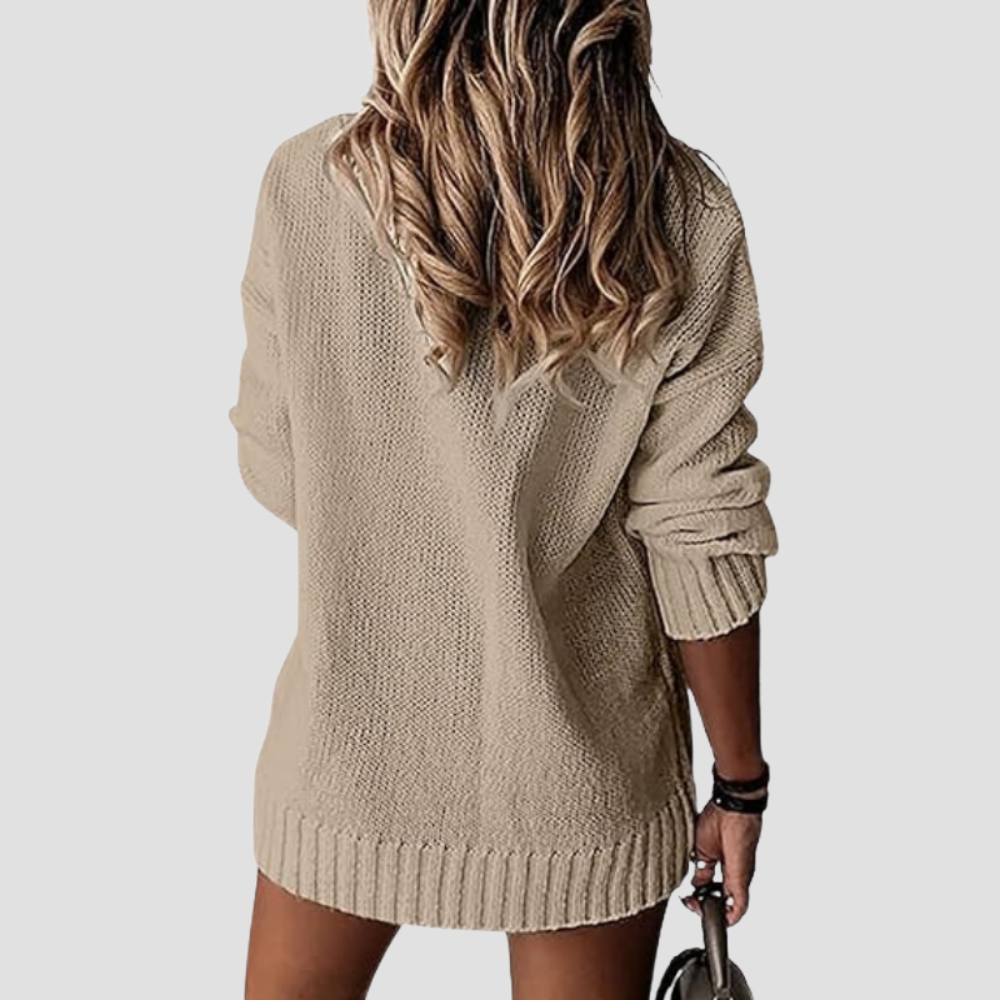 Women's V-Neck Knit Sweater
