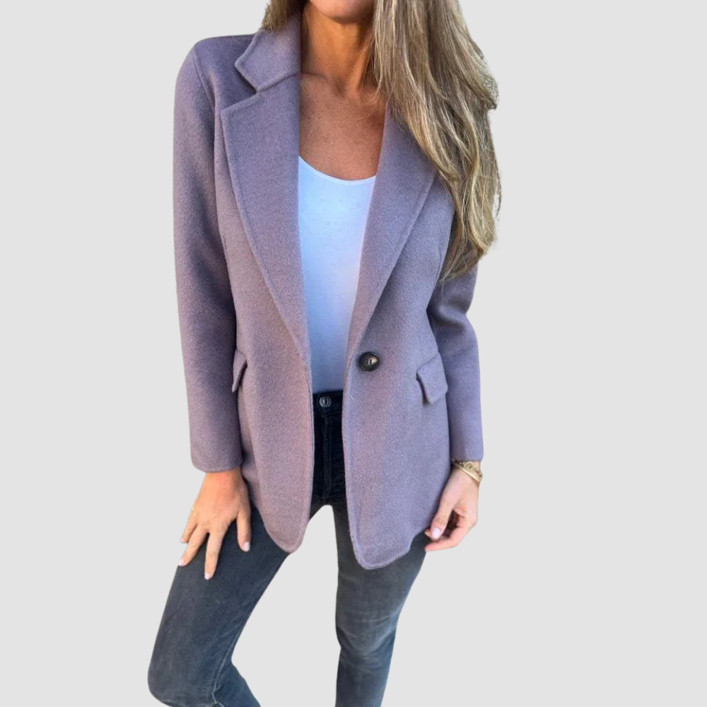 Lapel Long Sleeve Jacket
