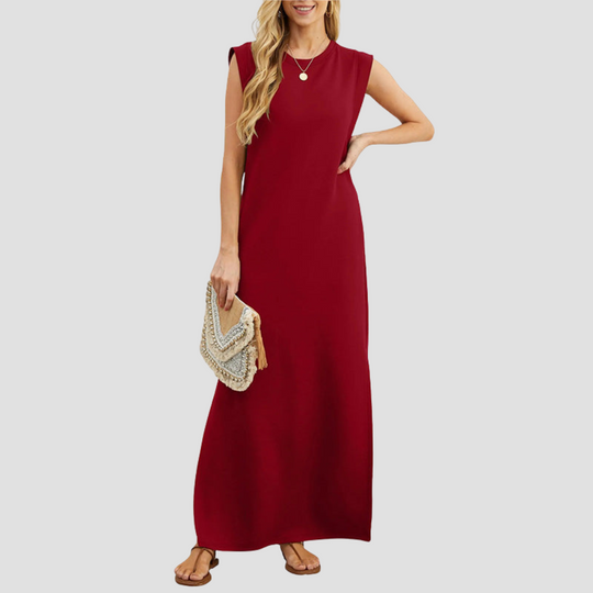 Women's Sleeveless Summer Day Maxi Dress