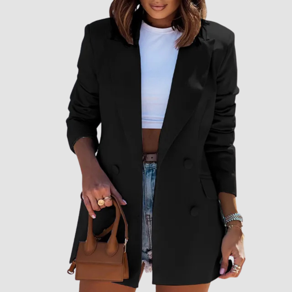 Women's Long-Sleeved Blazer - Business and Effortless in one
