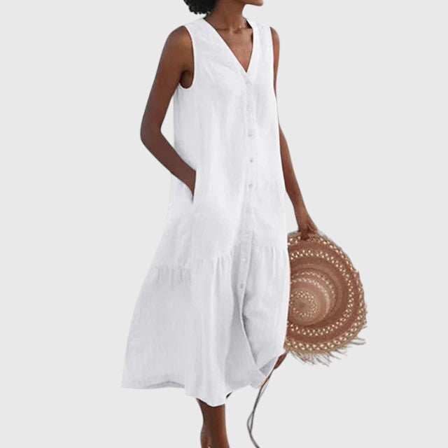 Anna - Chic & Flattering V-Neck Dress