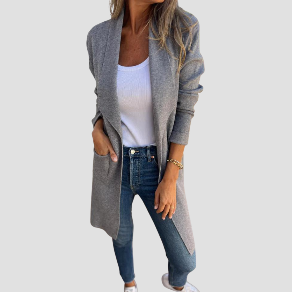 Women’s Relaxed-Fit Knit Cardigan – Everyday Layer