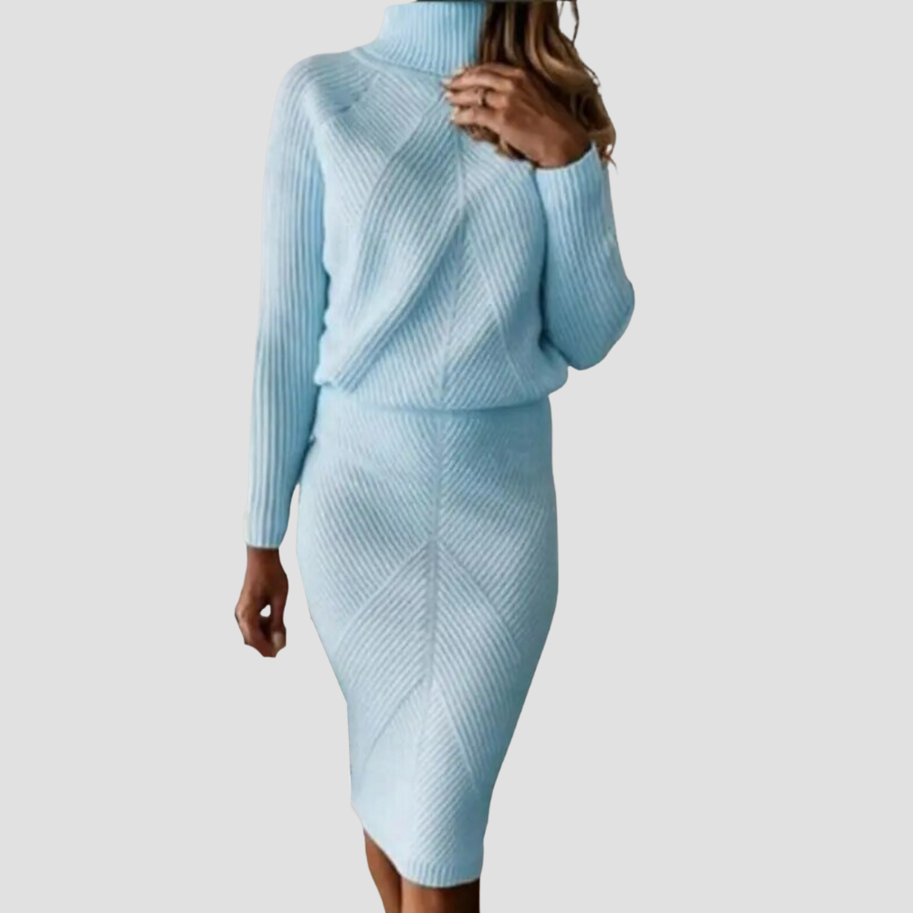 Ribbed Knit Set for Women