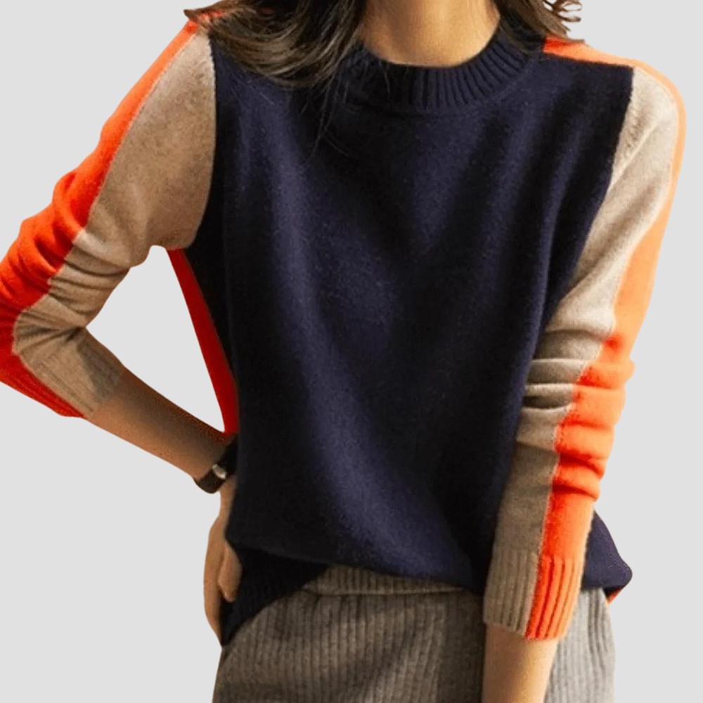 Women's Retro Stripe Sweater