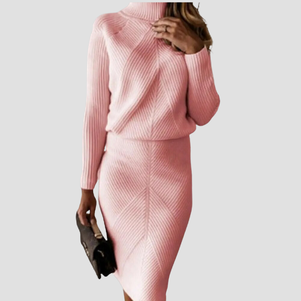 Ribbed Knit Set for Women