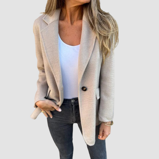Lapel Long Sleeve Jacket