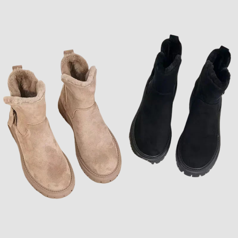 Faux Fur Ankle Boots