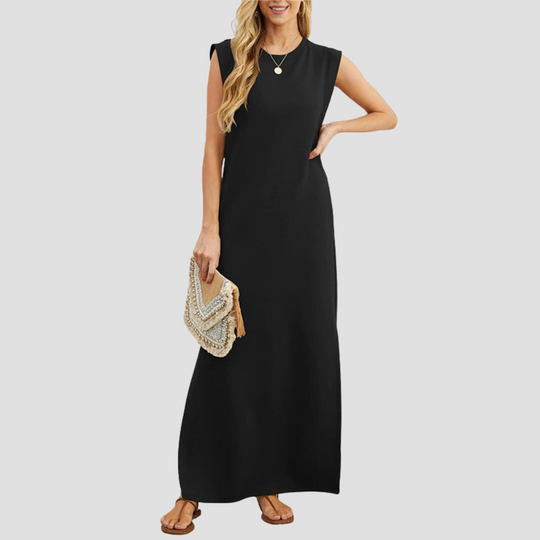 Women's Sleeveless Summer Day Maxi Dress
