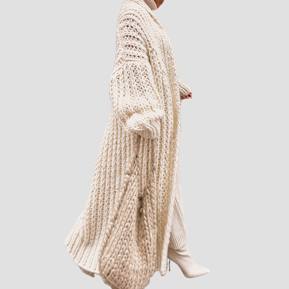 Women's Long Knitted Cardigan