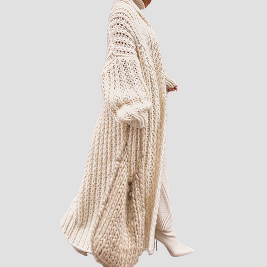 Women's Long Knitted Cardigan