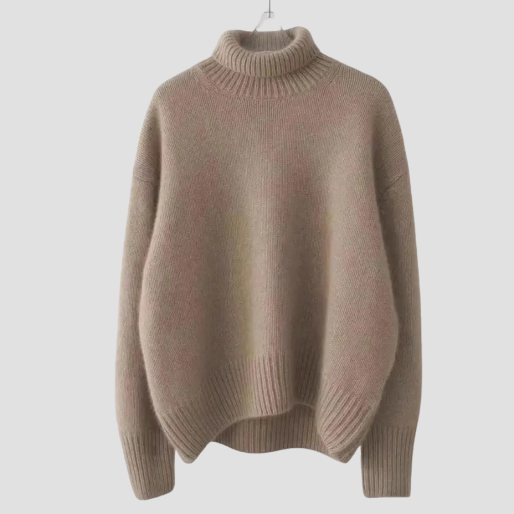 Women’s Turtleneck Sweater, Classic Winter Pullover