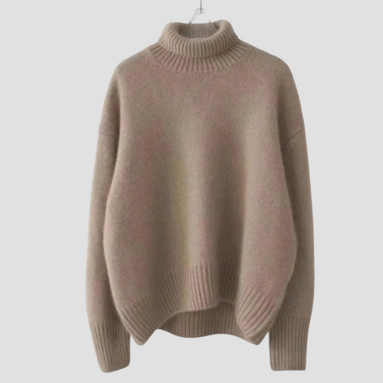 Women’s Turtleneck Sweater, Classic Winter Pullover