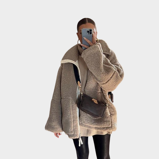 Chic Oversized Winter Coat for Women