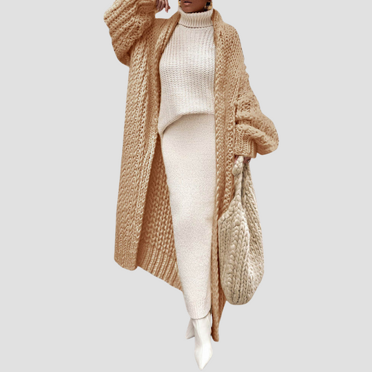 Women's Long Knitted Cardigan