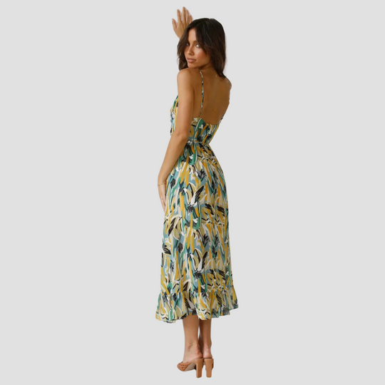 Sleeveless Midi Summer Dress – Flowing Silhouette