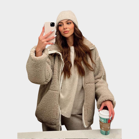 Chic Oversized Winter Coat for Women