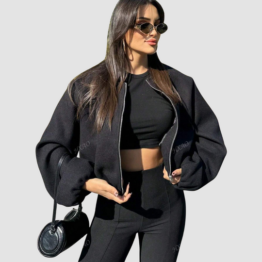 Women Velvet Bomber Jacket