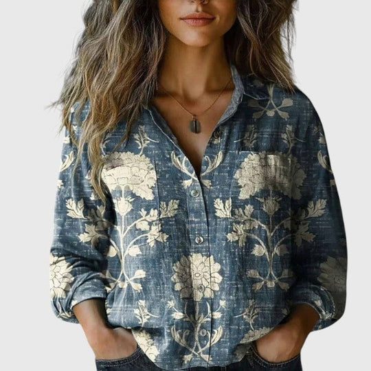 Women Bohemian Pattern Shirt