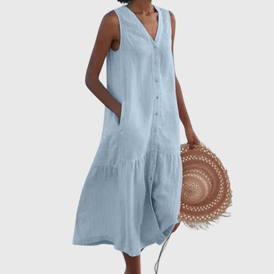 Anna - Chic & Flattering V-Neck Dress