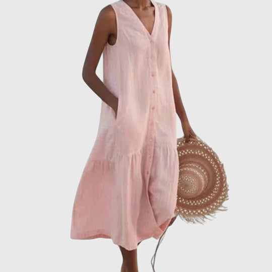 Anna - Chic & Flattering V-Neck Dress