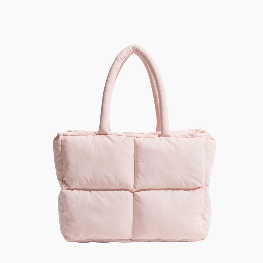 Women's Casual Chic Quilted Puffer Tote Bag