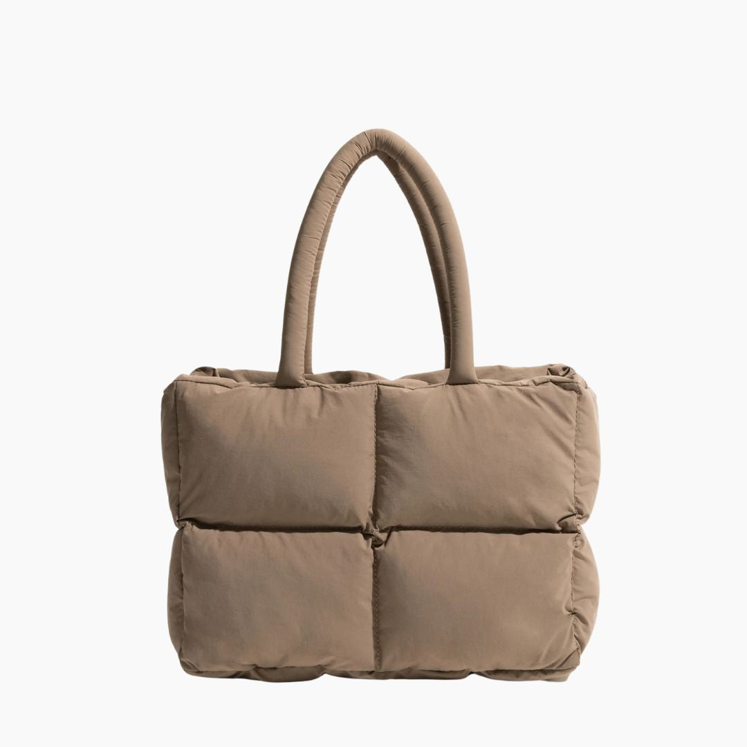 Women's Casual Chic Quilted Puffer Tote Bag