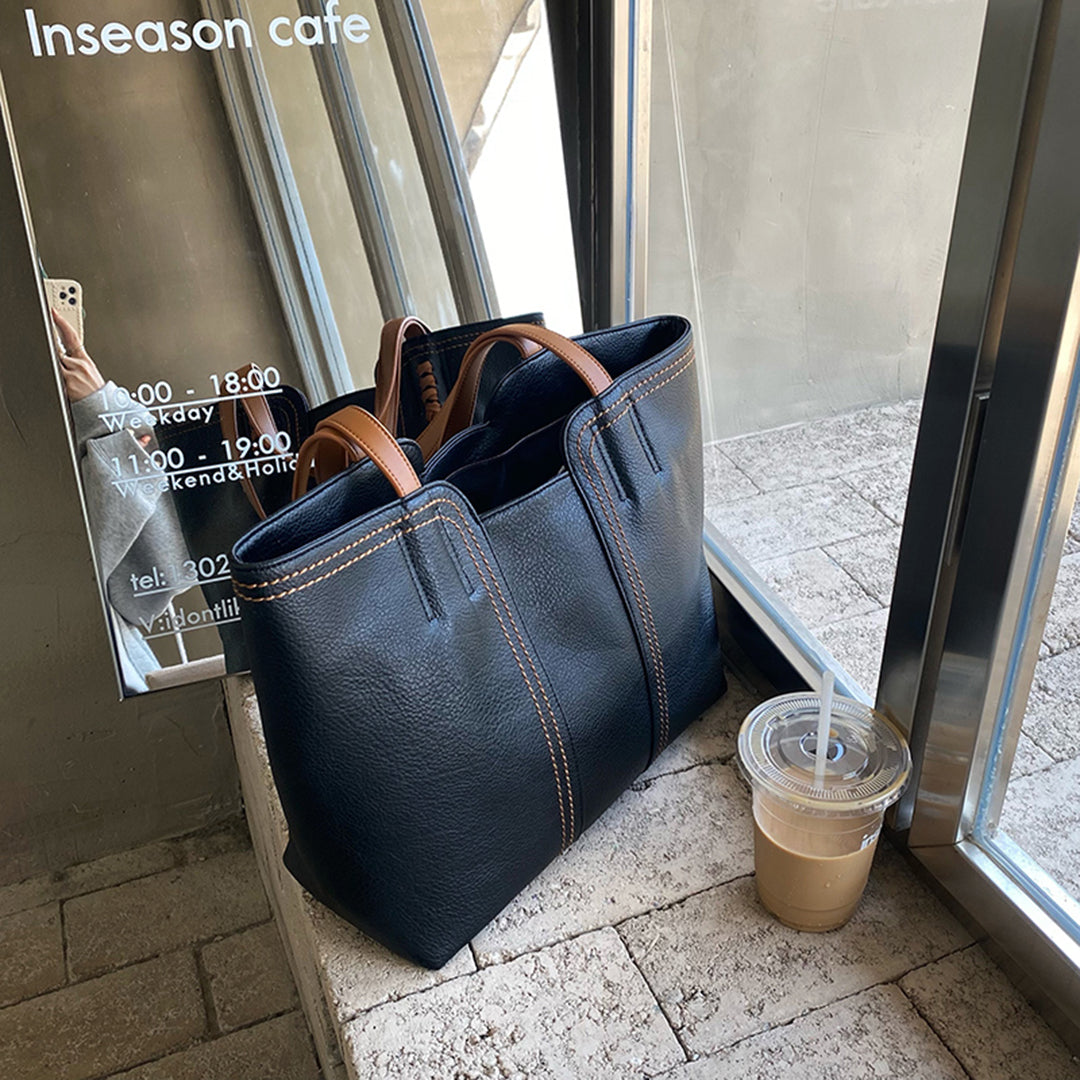 Women's Spacious Structured Tote Bag