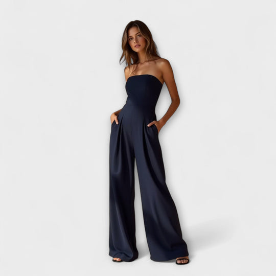 Elegant Strapless Jumpsuit