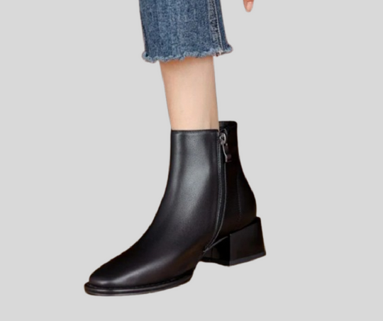 Women's Chunky Heel Ankle Boots