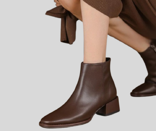 Women's Chunky Heel Ankle Boots