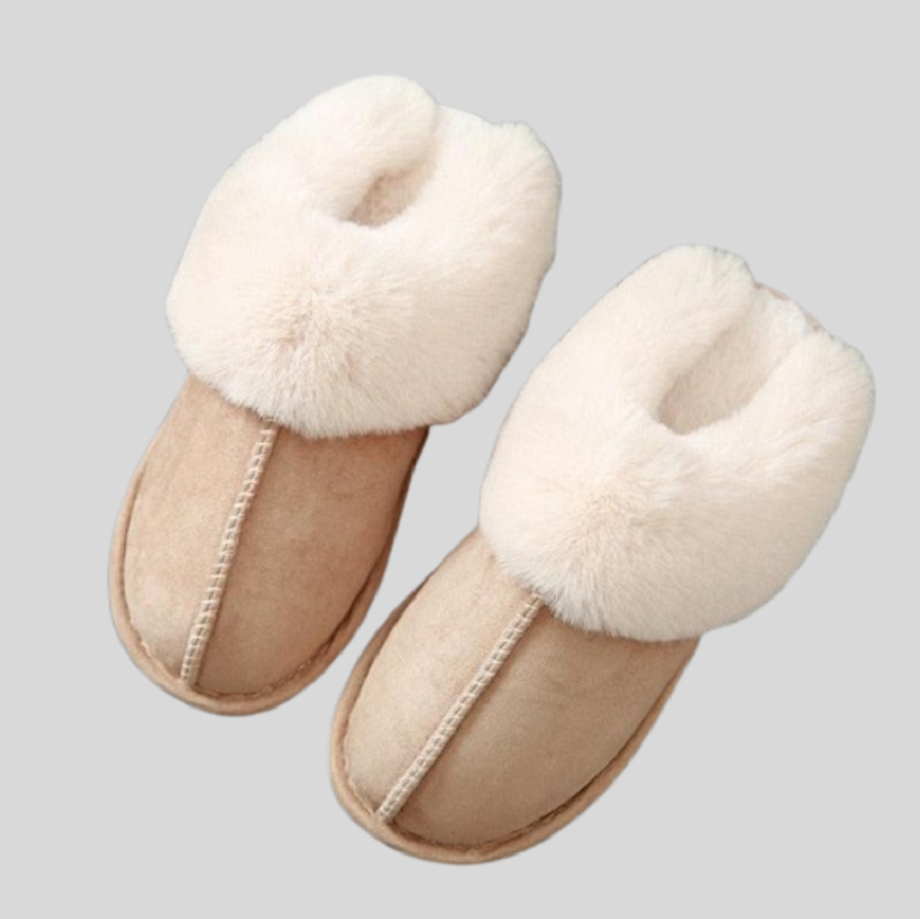 Women’s Faux Fur Slip-On Indoor Slippers