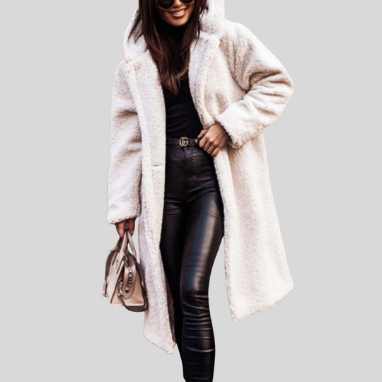 Women's Oversized Hooded Longline Winter Coat