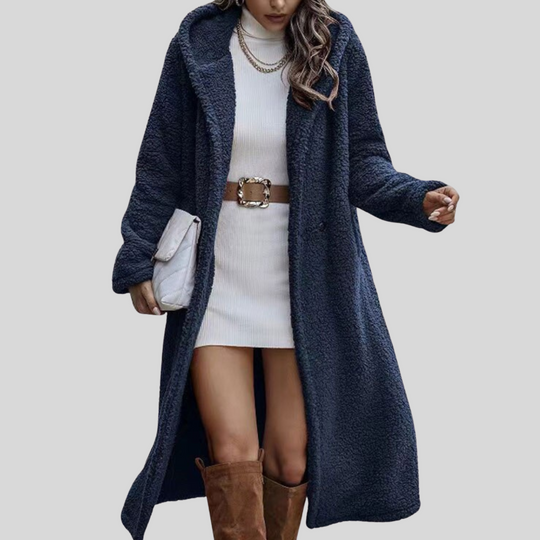 Women's Oversized Hooded Longline Winter Coat