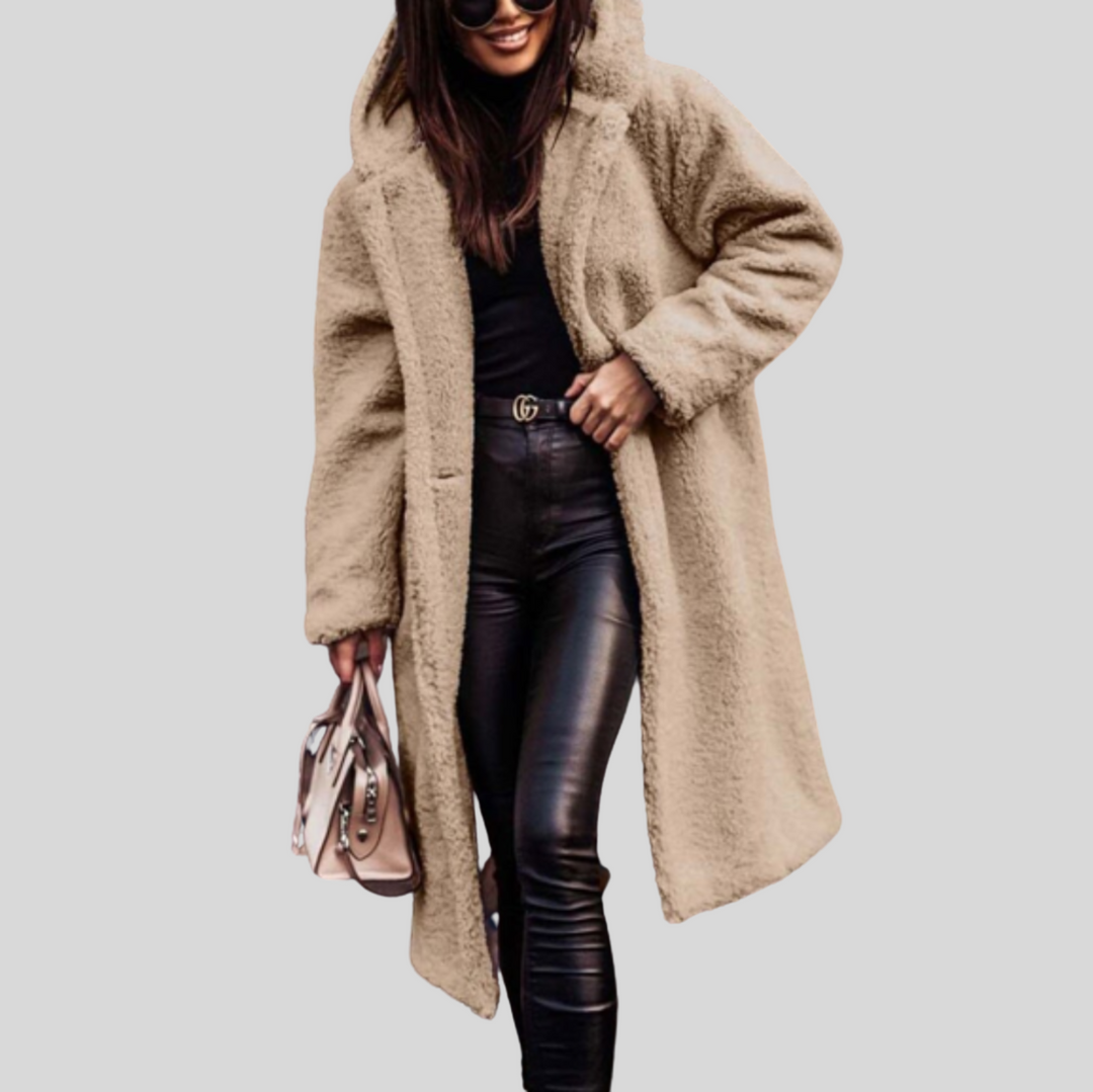 Women's Oversized Hooded Longline Winter Coat