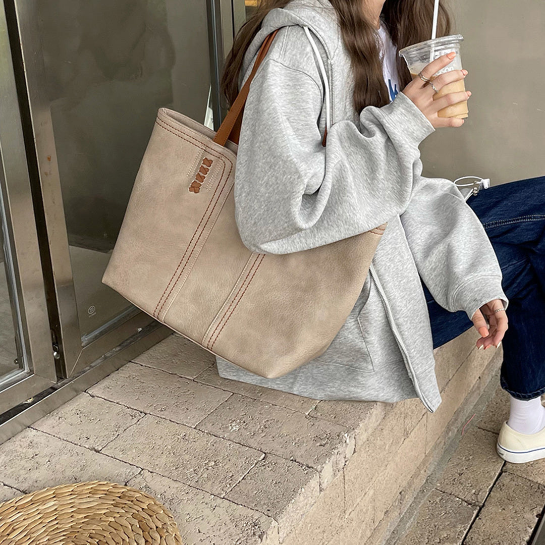 Women's Spacious Structured Tote Bag
