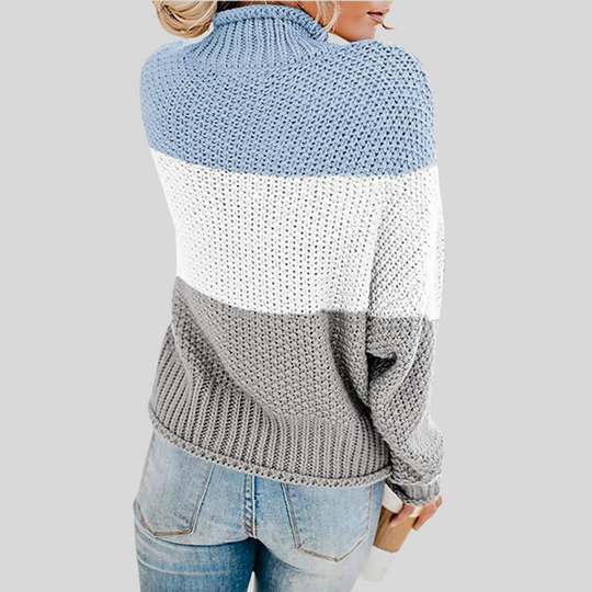 Women's Classic Long Sleeve Turtleneck Knit Sweater