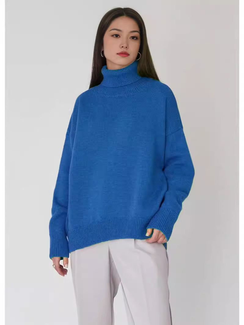 Women's Oversized Turtleneck Sweater