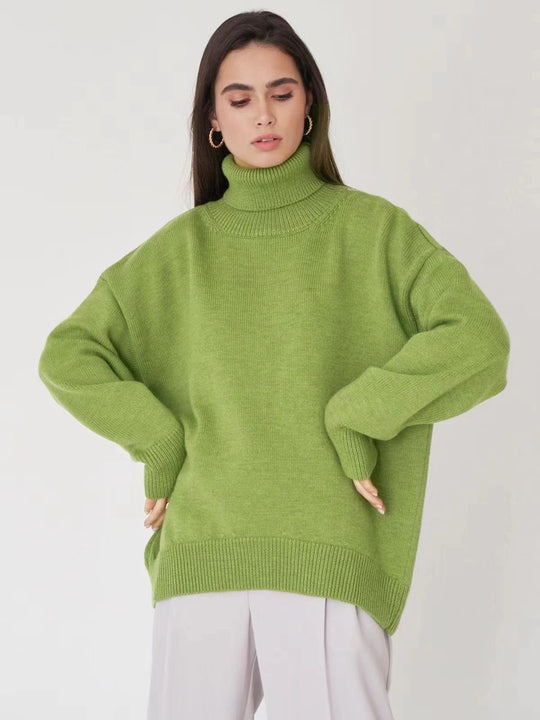 Women's Oversized Turtleneck Sweater