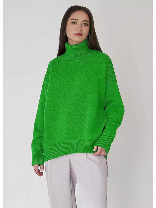 Women's Oversized Turtleneck Sweater
