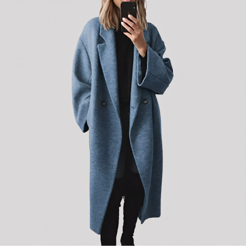 Oversized Wide-Sleeve Winter Coat
