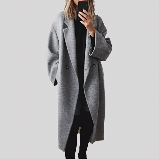 Oversized Wide-Sleeve Winter Coat