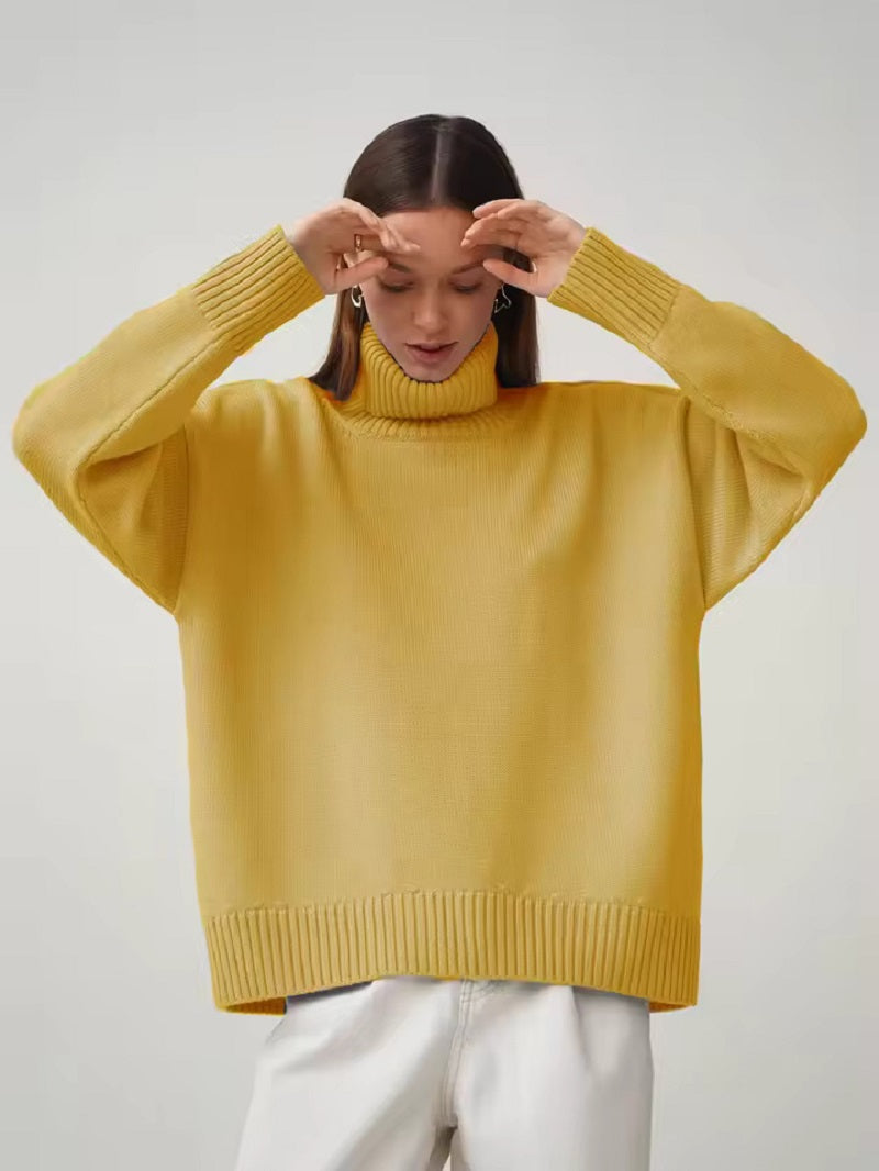 Women's Oversized Turtleneck Sweater