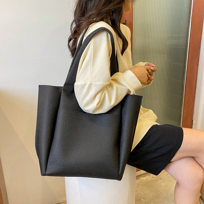 Women's Versatile Spacious Tote Bag with Pocket