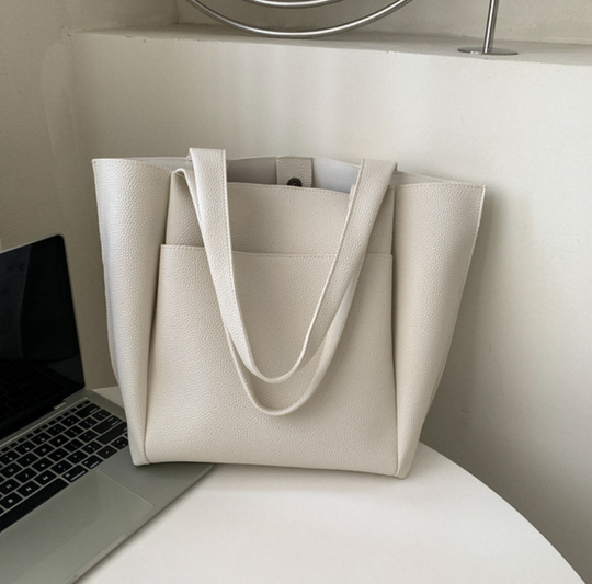 Women's Versatile Spacious Tote Bag with Pocket