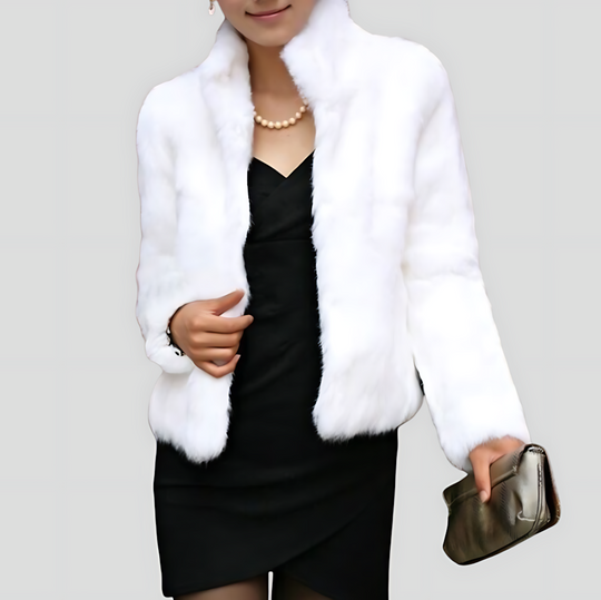 Women's Classic Winter Jacket with High Collar