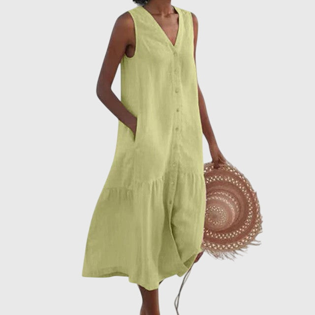 Anna - Chic & Flattering V-Neck Dress