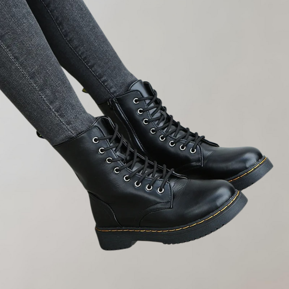 Women's Classic Black Ankle Boots