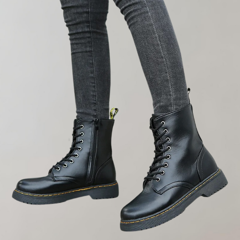 Women's Classic Black Ankle Boots